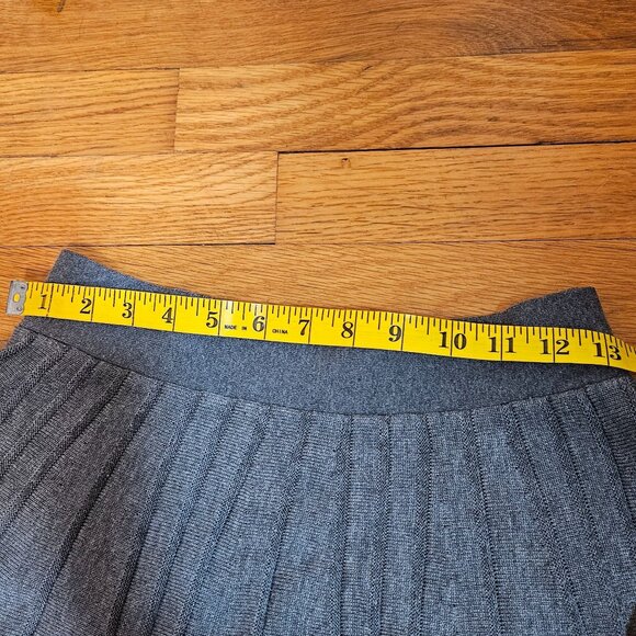 Woman's Freeway boho geometric diamond print fit and flair mini skirt black/gray - Picture 7 of 9